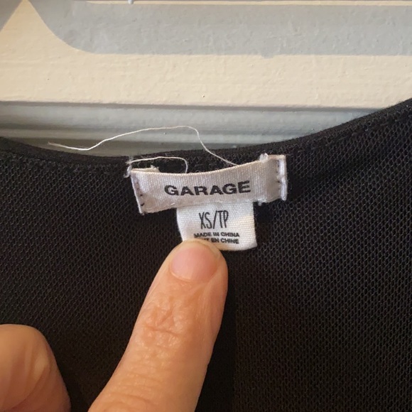 Garage LBD with see through black mesh waist XS - Picture 4 of 5